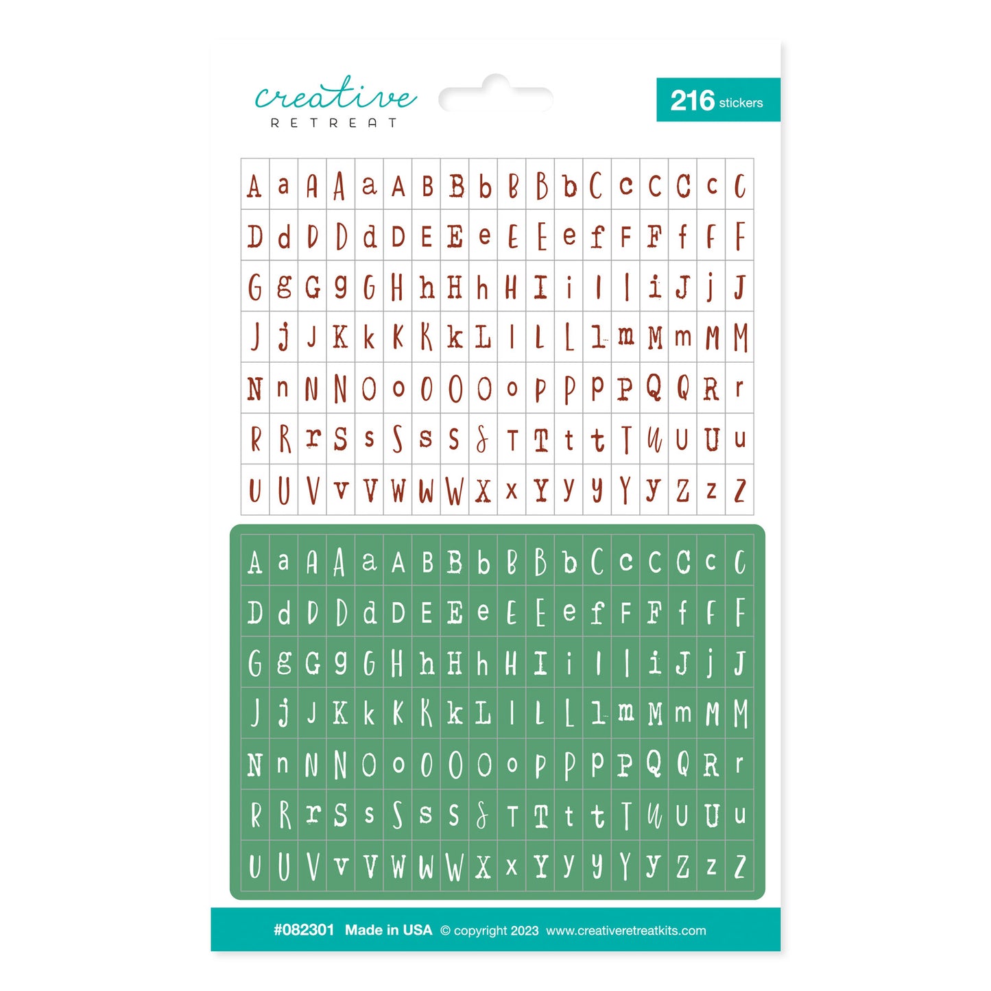 Count it Joy Alphabet Stickers