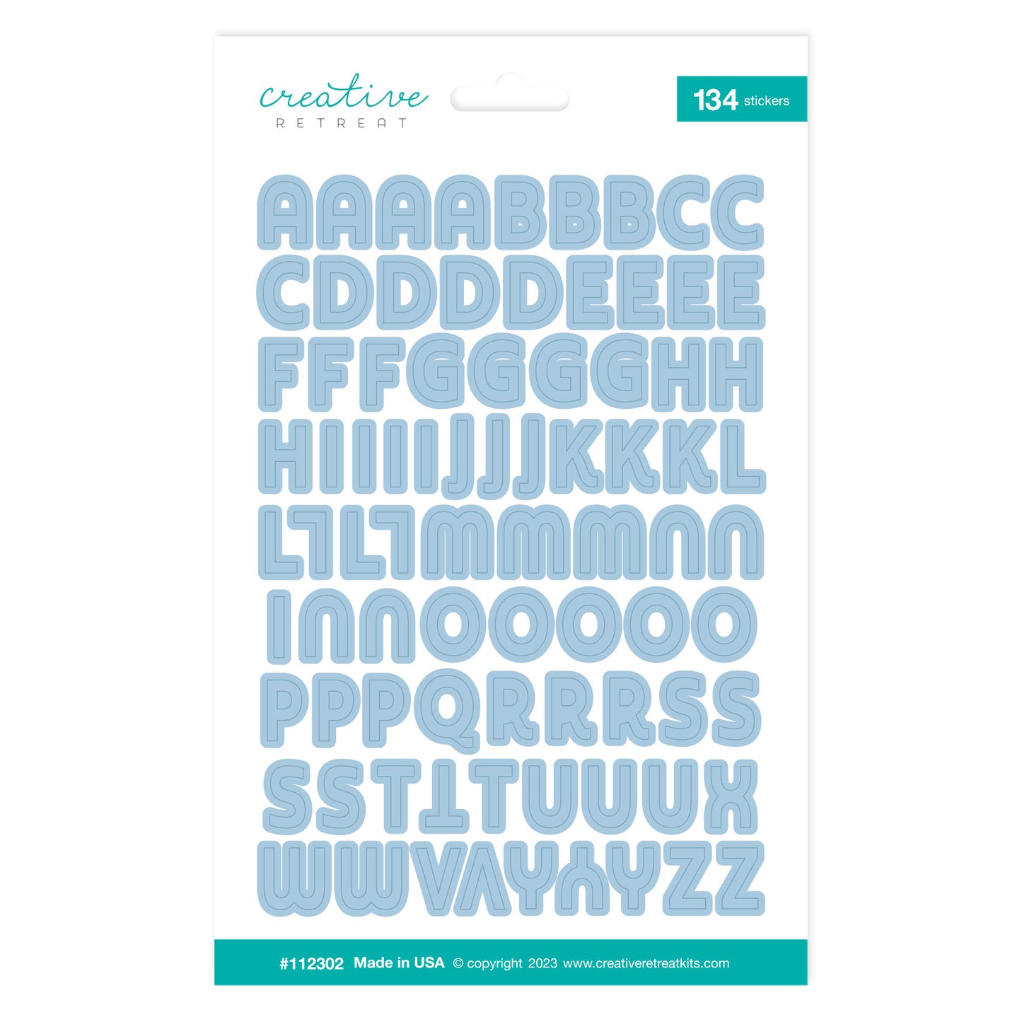 Look up, child Alphabet Stickers