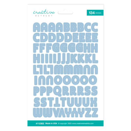 Look up, child Alphabet Stickers