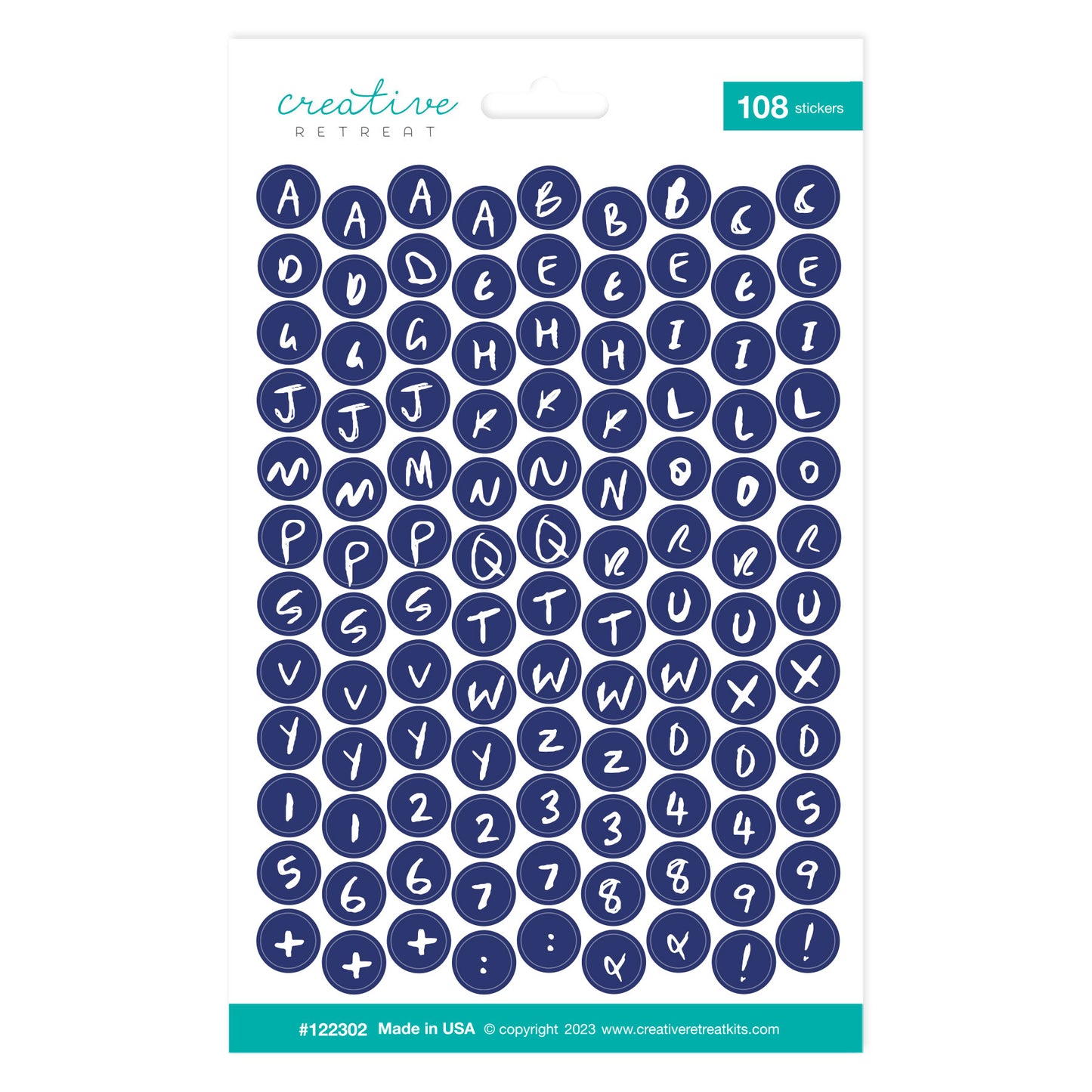 Shine On Alphabet Stickers