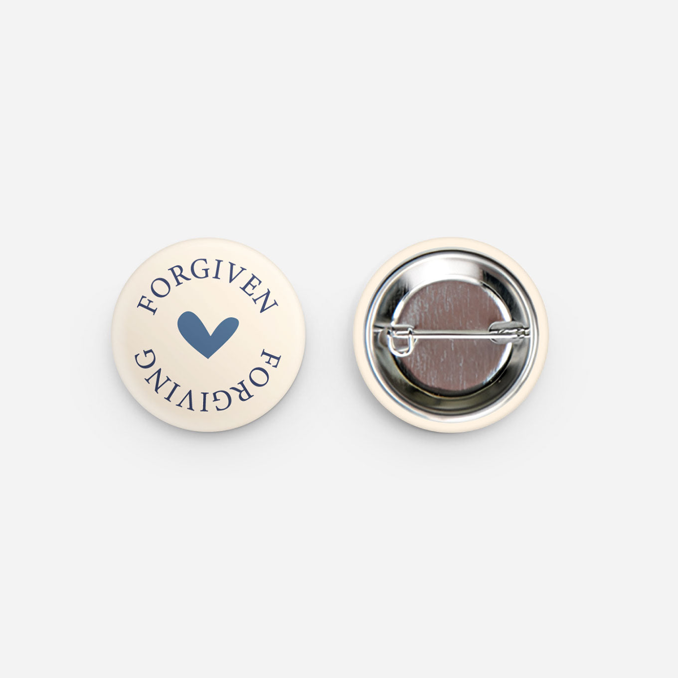 Forgiven Button Pin