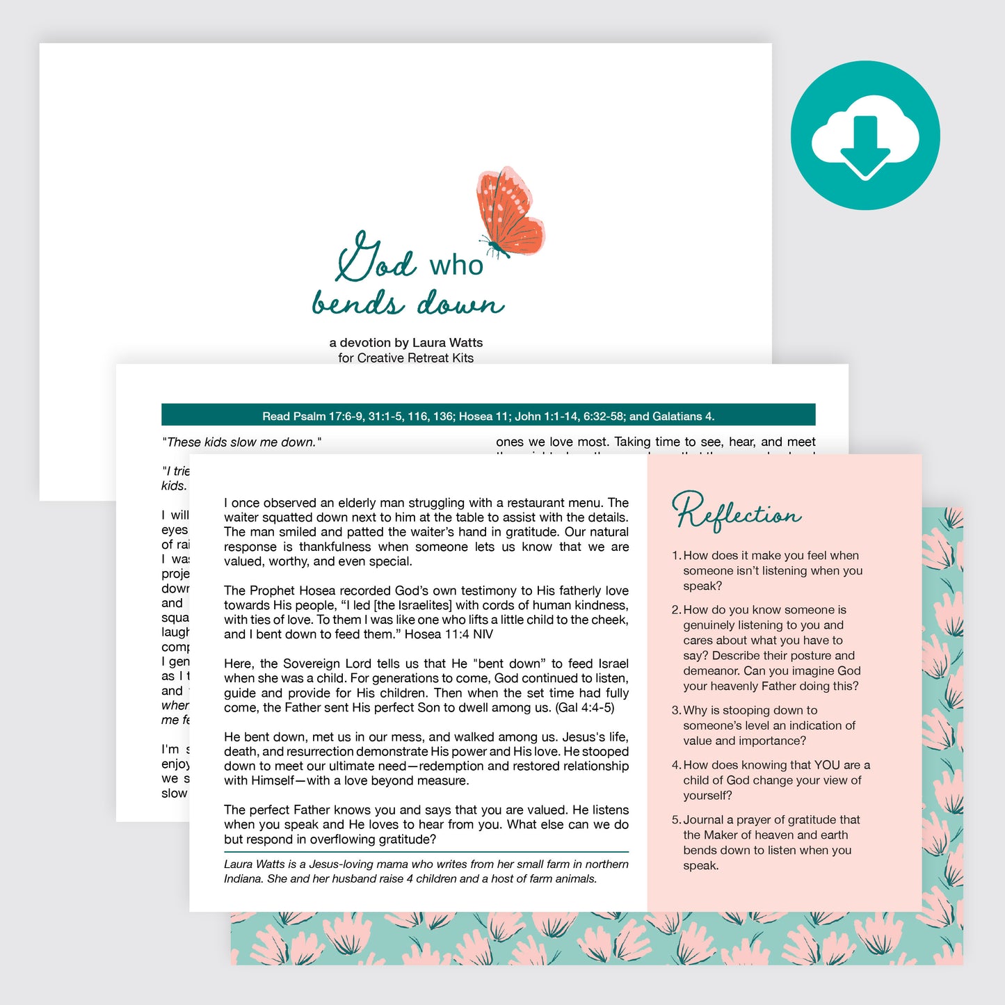 Bends Down Devotional (PDF)