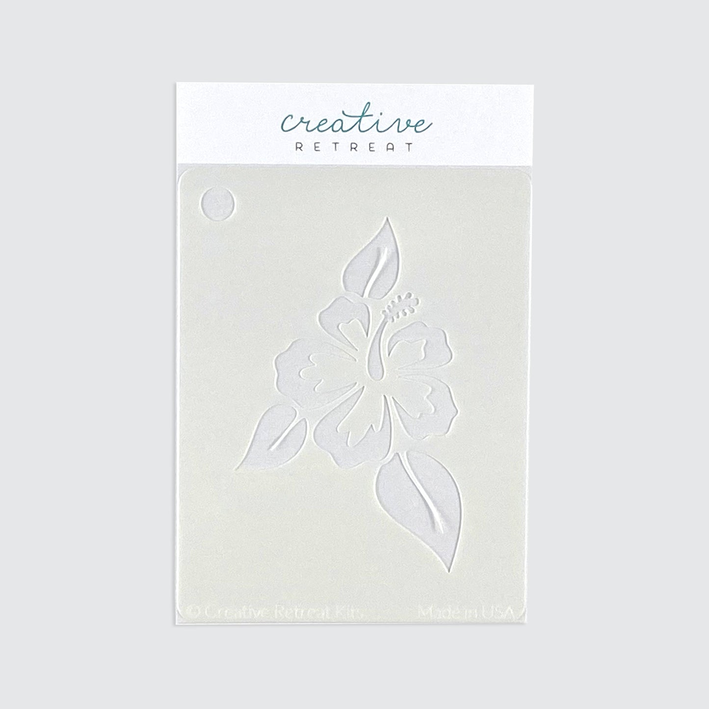 Hibiscus Stencil