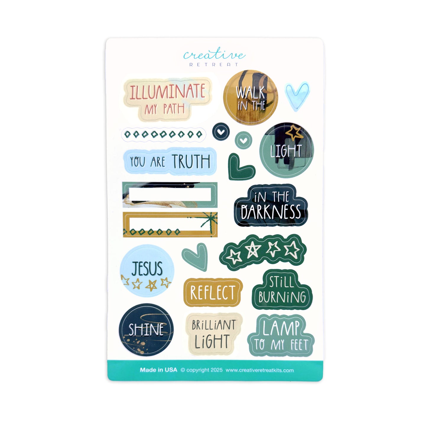 Still Burning Glossy Decor Stickers