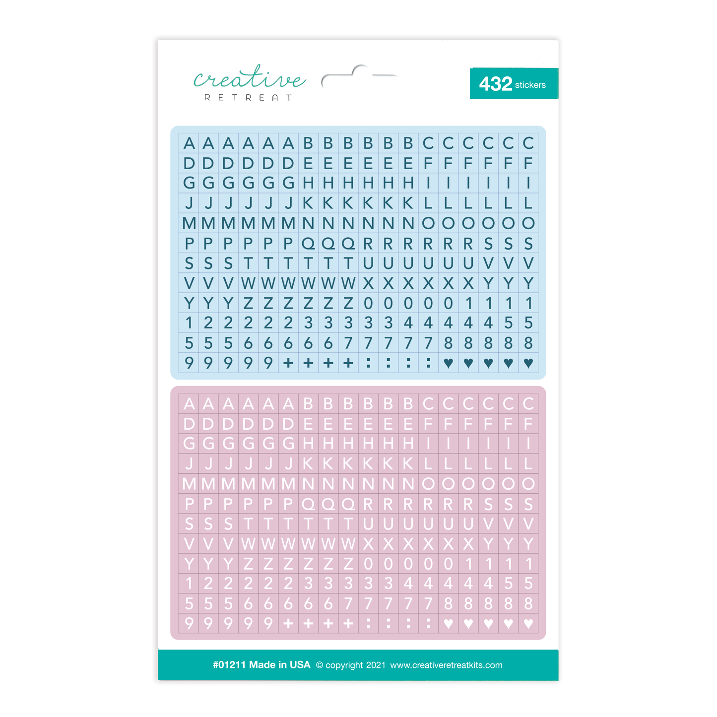 Upside Down Kingdom Alphabet Stickers