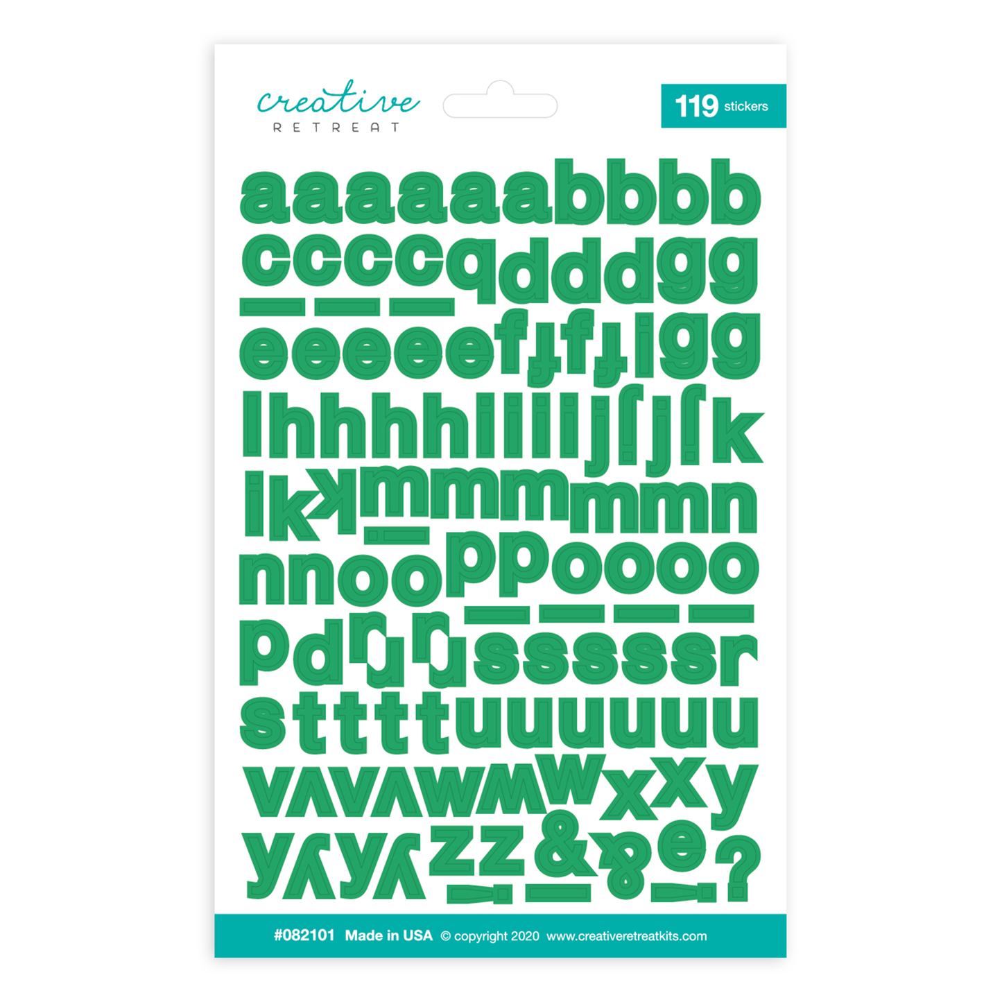 Worry to Worship Alphabet Stickers
