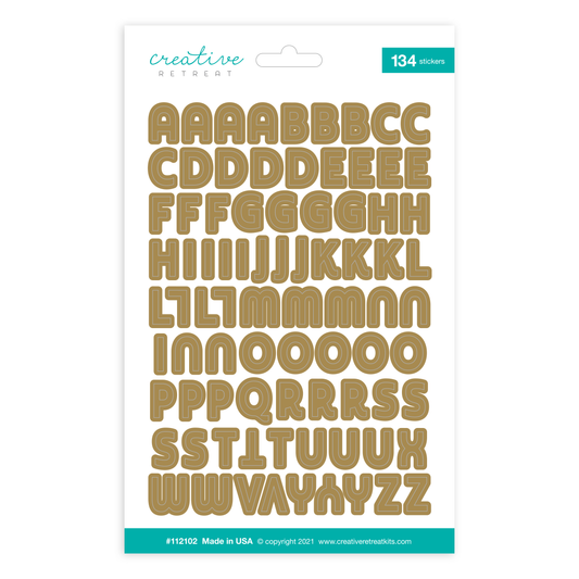 Hives & Homes Alphabet Stickers