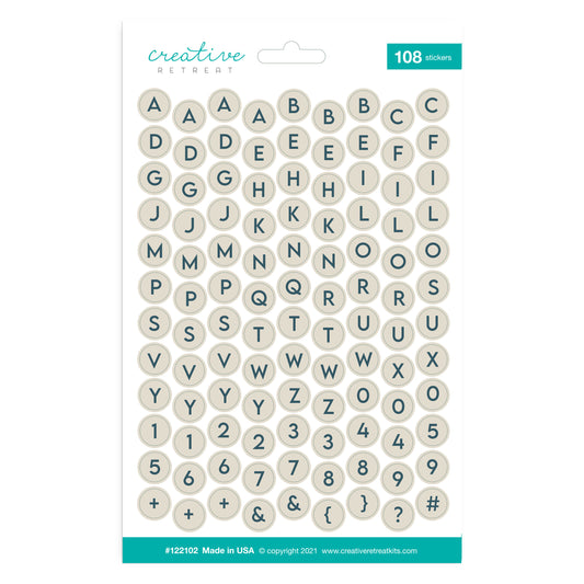 Higher Ways Alphabet Stickers