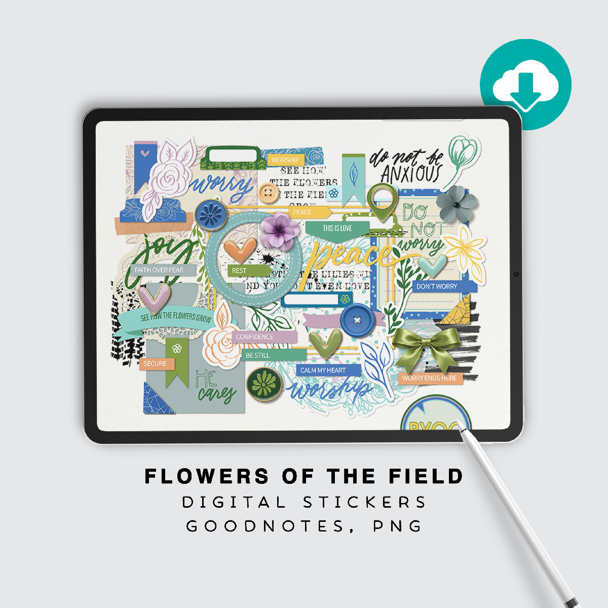 Flowers of the Field Digital Kit