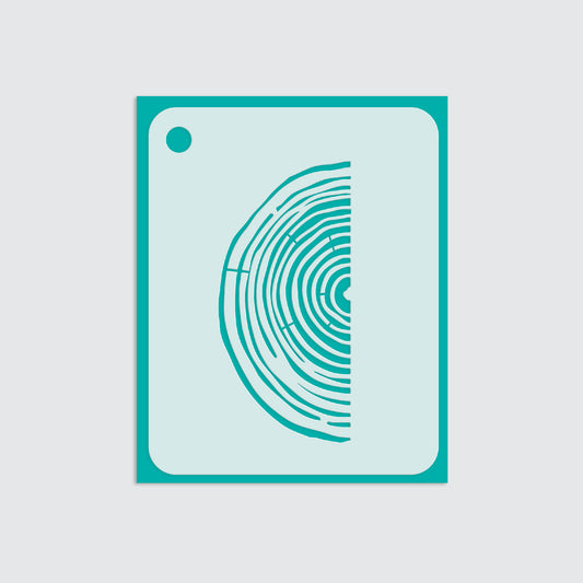 Tree Rings Stencil