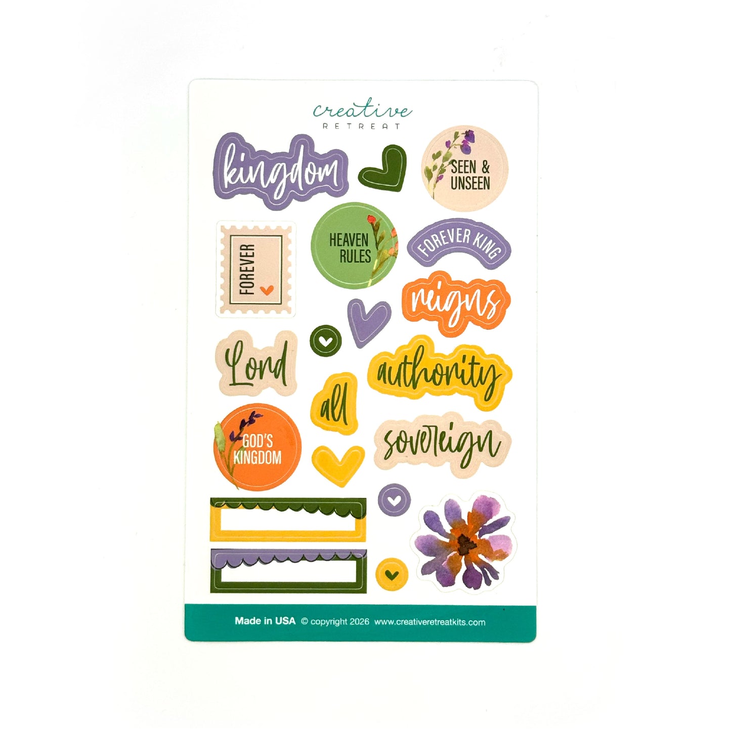 My God Reigns Faith Art Box