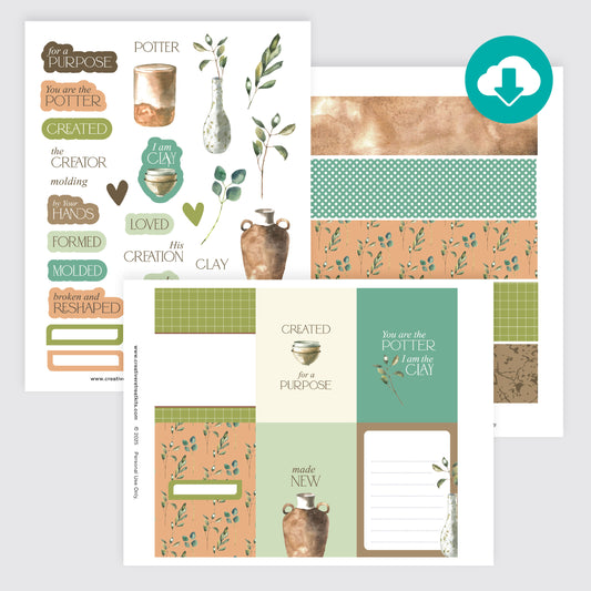 Potter's Hands Printables