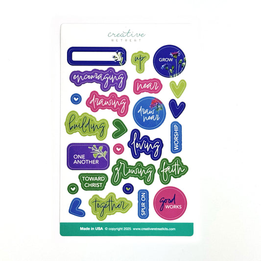 Spur On Glossy Decor Stickers