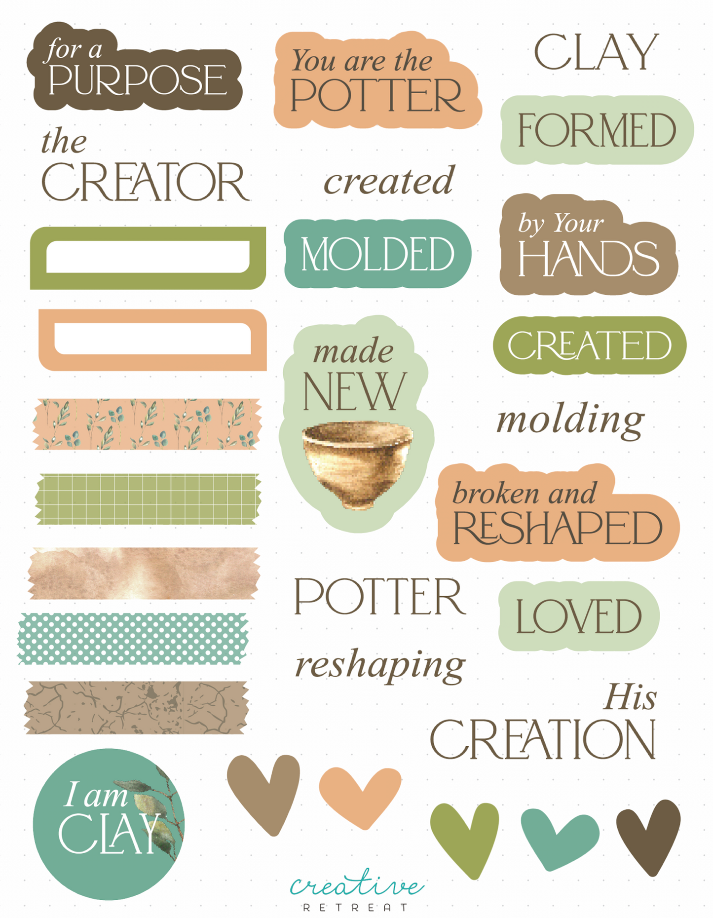 Potter's Hands Digital Pack