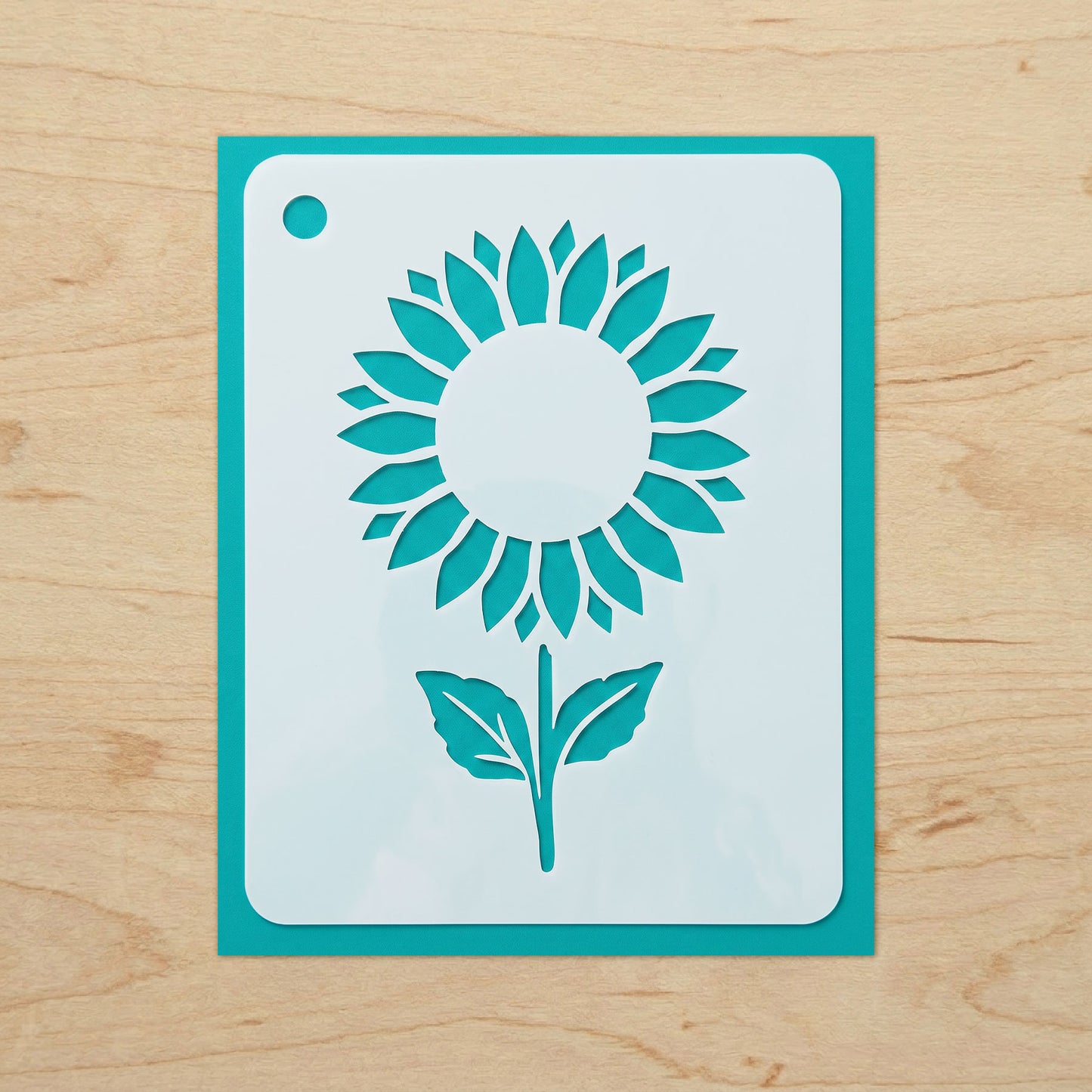 Sunflower Stencil