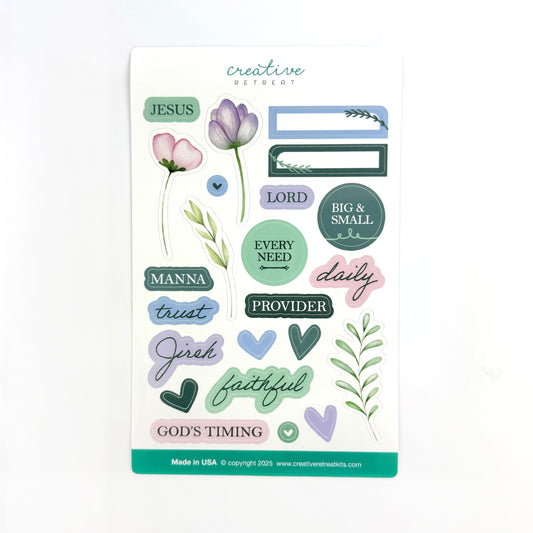 Manna from Heaven Glossy Decor Stickers