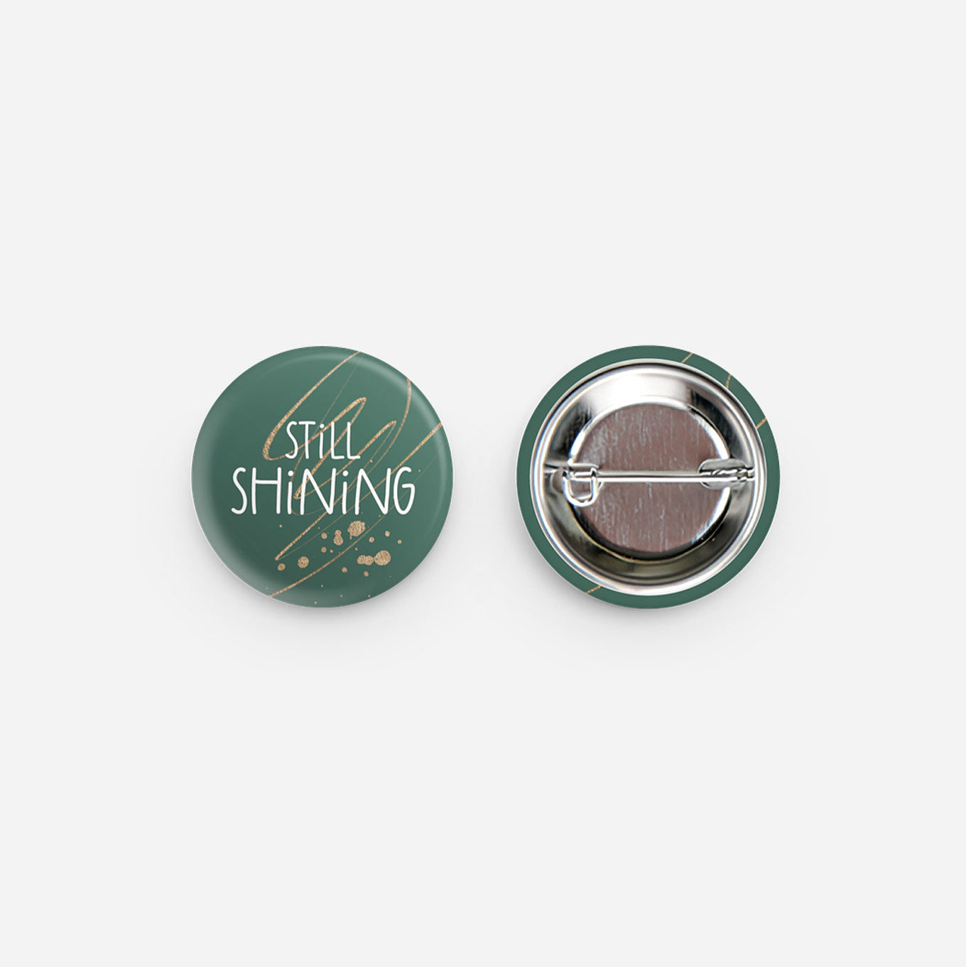 Still Burning Button Pin