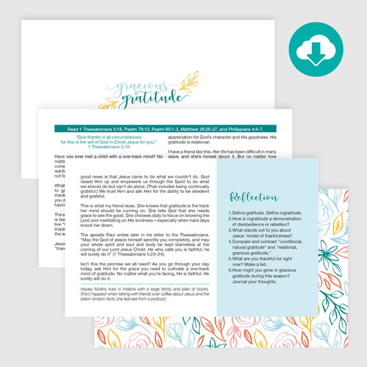 Gracious Gratitude Devotional (Digital)