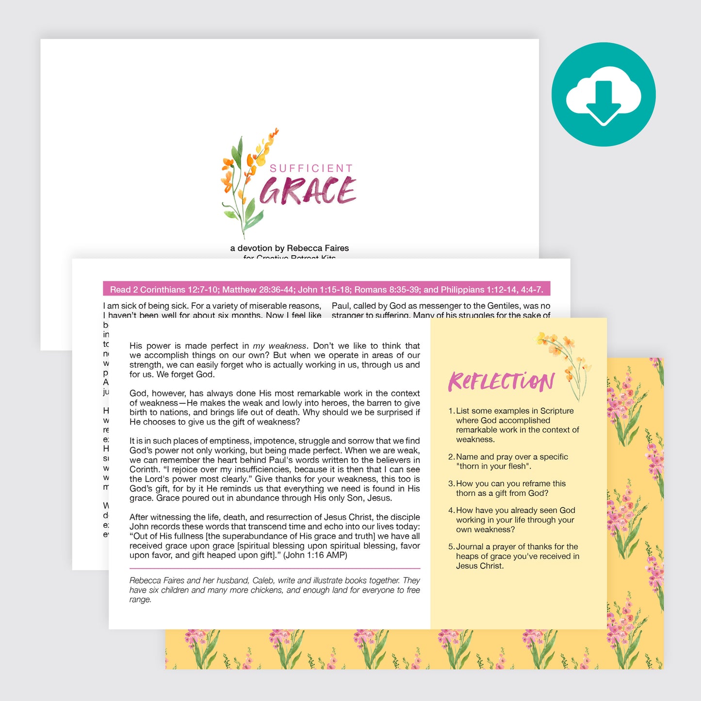 Sufficient Grace Devotional (PDF)