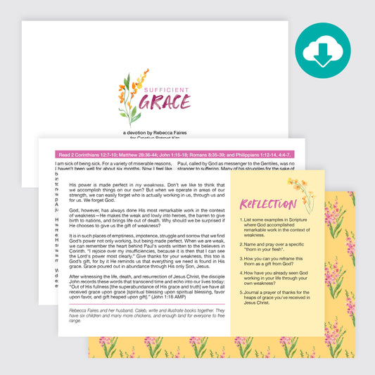 Sufficient Grace Devotional (PDF)