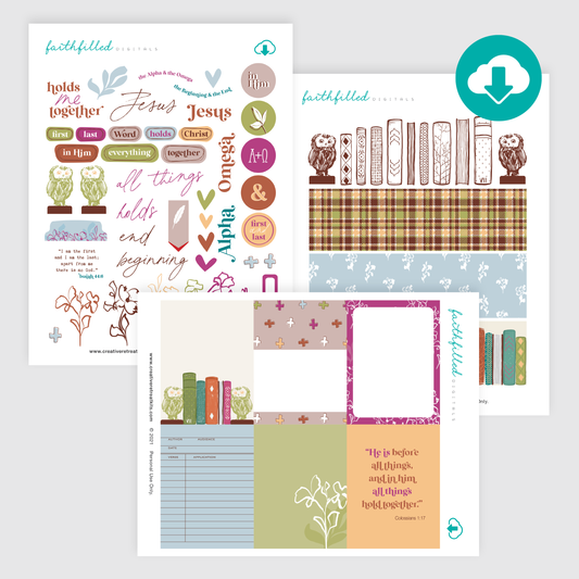 Alpha & Omega Printables